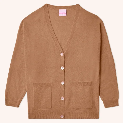 Canggu Oversized Cardigan (Camel)Moisture-wicking cardigan