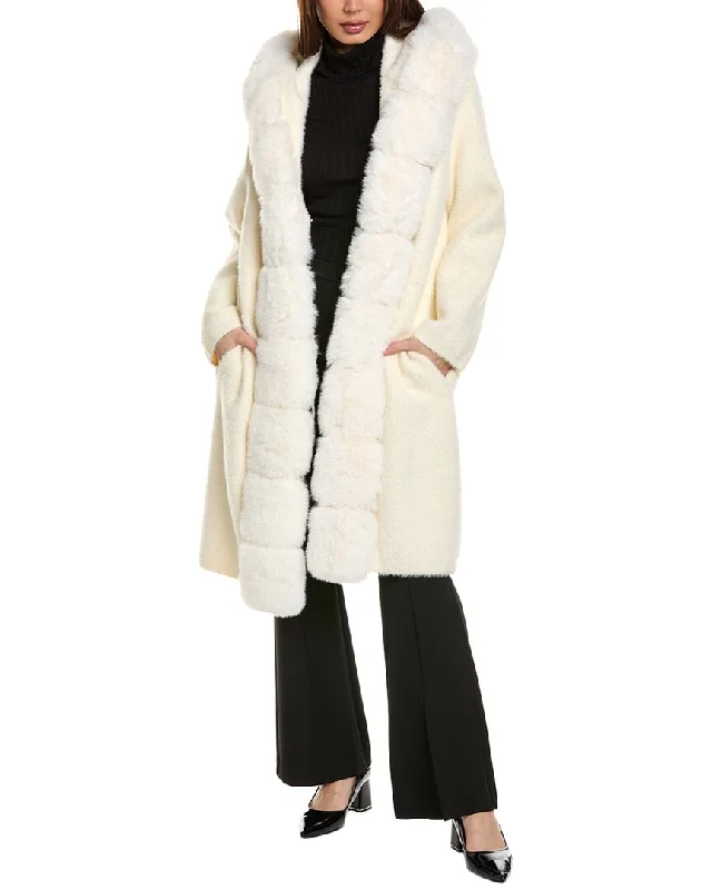 Zip-Up HoodiesJoseph Ribkoff Hooded Coat