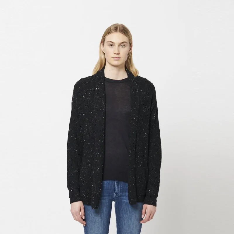 Irene Cashmere Cardigan (Night Sky)Convertible cardigan