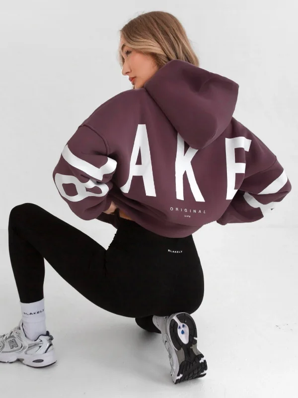 Skateboard SweatshirtsIsabel Oversized Hoodie - Light Plum