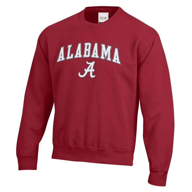 Zip-Up HoodiesAlabama Arch Crewneck Sweatshirt