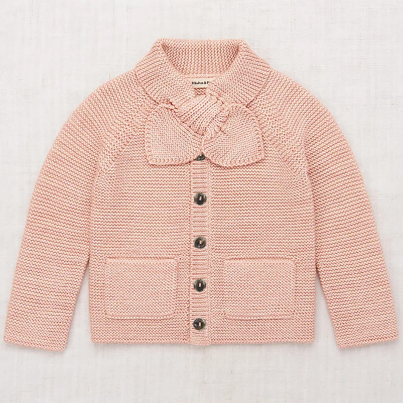 Scout Cardigan in Faded Rose by Misha & PuffFitted cardigan