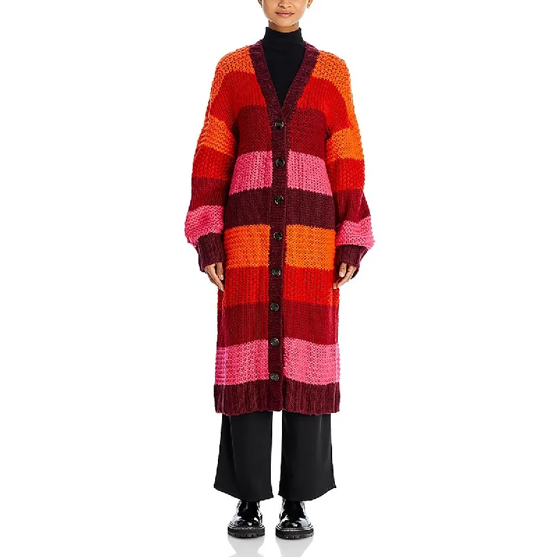 FARM Rio Womens Knitted Long Sleeve Cardigan SweaterWrap cardigan