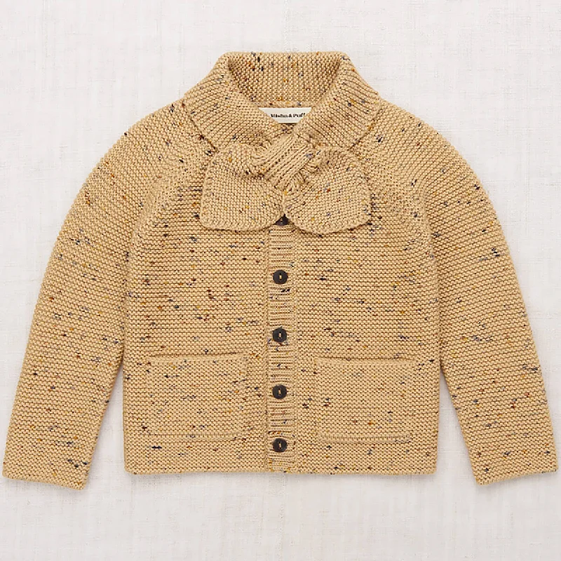 Scout Cardigan in Camel Confetti by Misha & PuffLongline cardigan