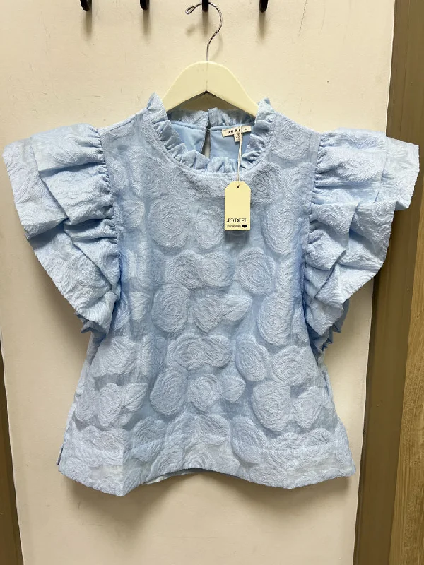 Embossed Rose Dressy Top