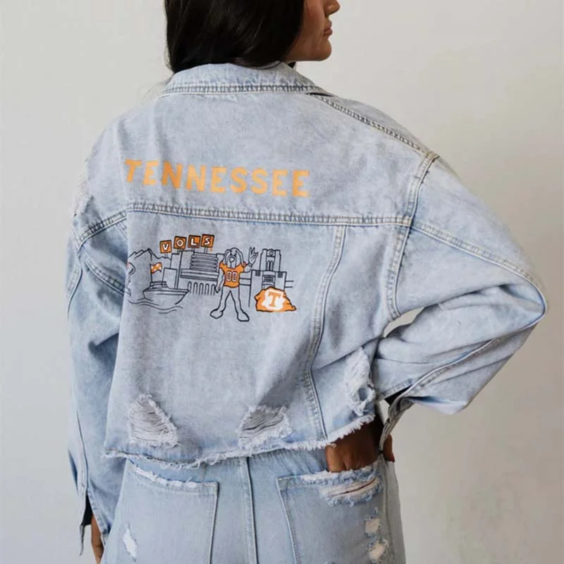 Sequined HoodiesUT Campus Denim Jacket