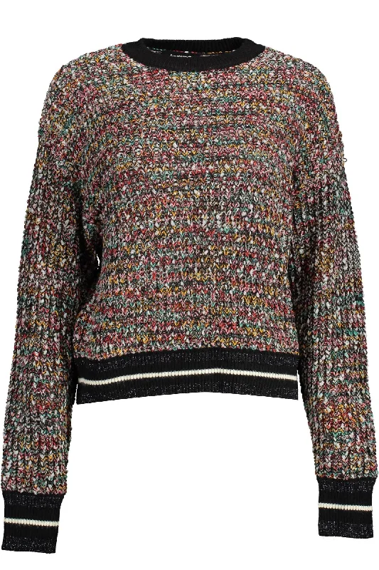 Sheer Knit TopsDesigual Enigmatic Sweater with Contrasting Women's Details