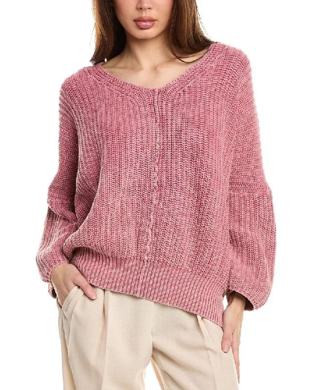 Layered Knit TopsLabiz Low Gauge Chunky Wash Sweater