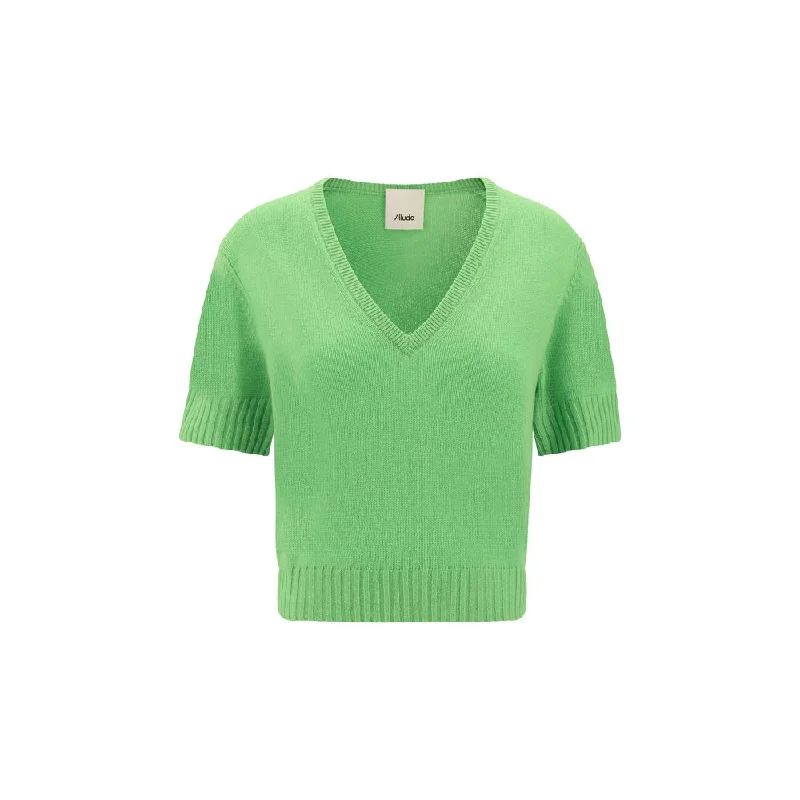 Lace-Up Knit TopsAllude Cashmere Women's Sweater