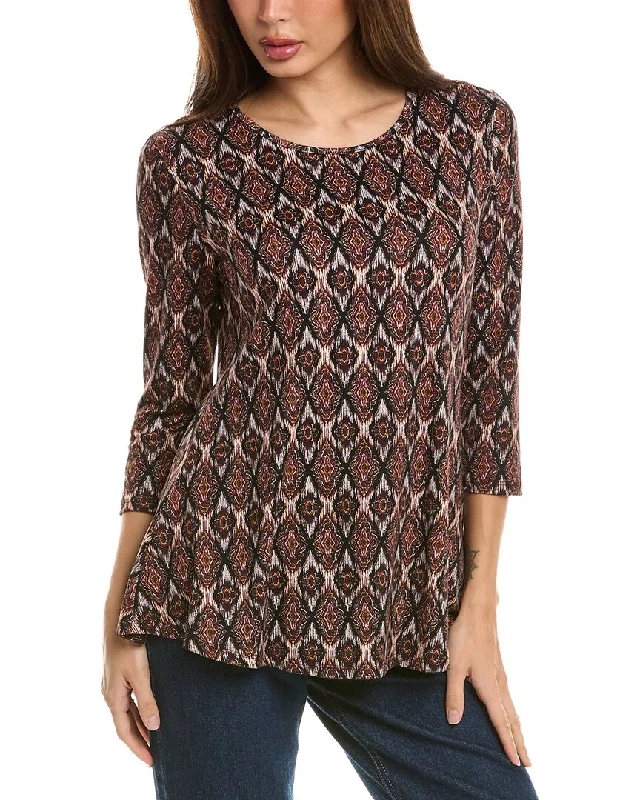 Bobeau 3/4-Sleeve Swing Top