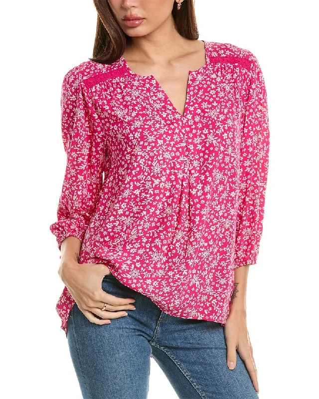 Bobeau 3/4-Sleeve Top