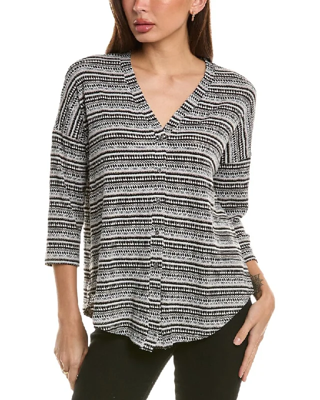 Bobeau 3/4-Sleeve Top