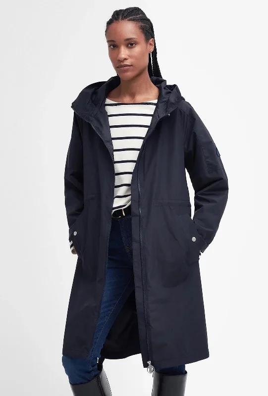 Barbour Womens Penarth Showerproof Jacket, NavyWindproof Jackets