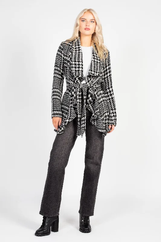 Cambridge Houndstooth Tie-Waist JacketCorduroy Jackets