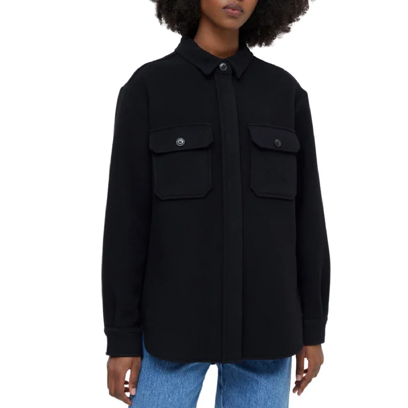 Cashmere Overshirt In BlackLimited Edition Jackets