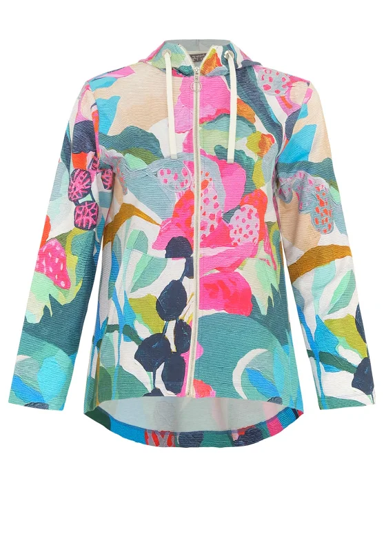 Dolcezza Rumba Print Drawstring Jacket, MultiFishing Jackets