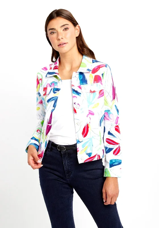 Dolcezza Brush Stroke Everyday Jacket, MultiTravel Jackets