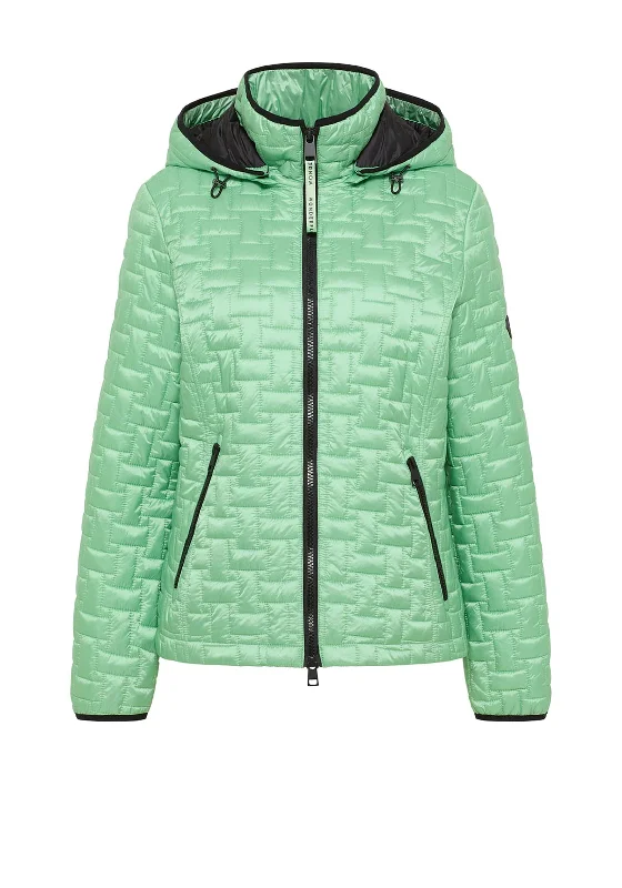 Barbara Lebek Sandwich Quilted Jacket, GreenCasual Jackets