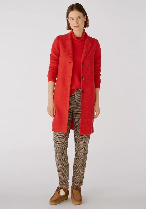 OUI Mayson Boiled Wool Jacket, Chinese RedOutdoor Jackets