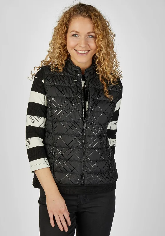 Rabe Padded Body Warmer, BlackLogo Jackets