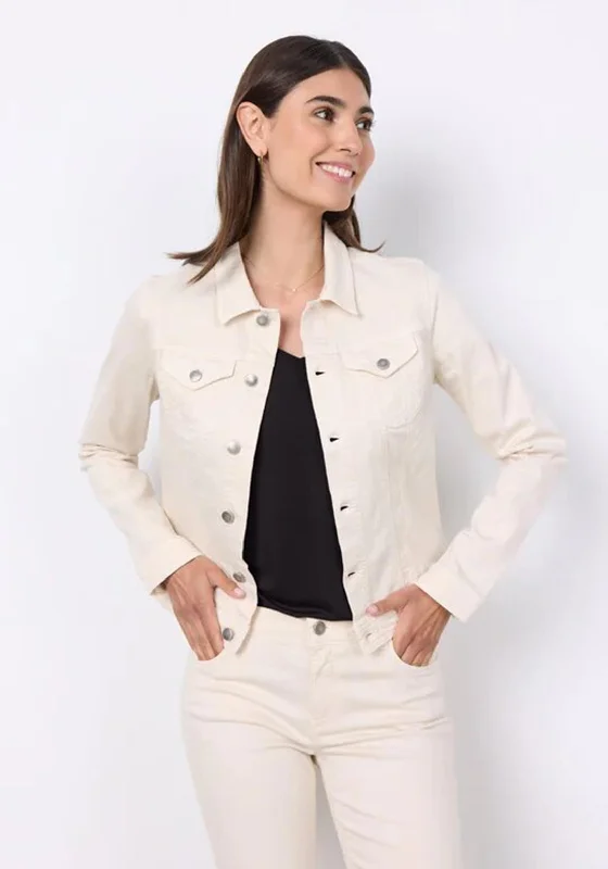 Soyaconcept Erna Cotton Jacket, Off WhiteCashmere Jackets