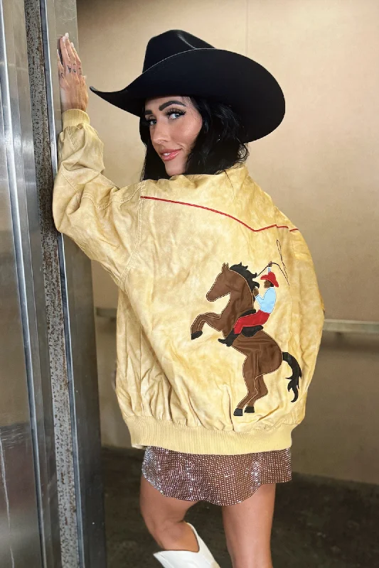 Western Rodeo Bomber JacketSafari Jackets