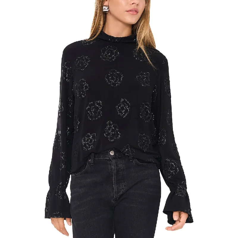 1.State Womens Embellished Open Back BlouseFringed Shirts