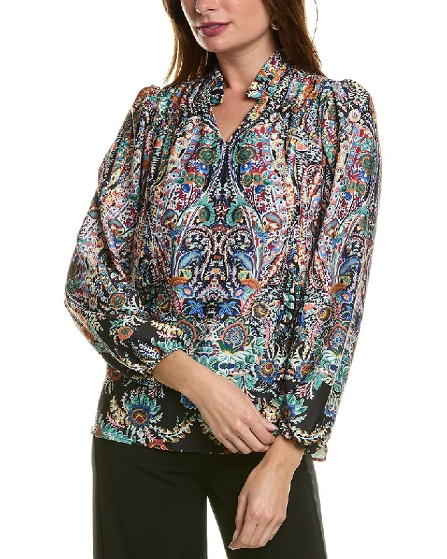 T Tahari Ruffle BlouseHigh-Fashion Shirts